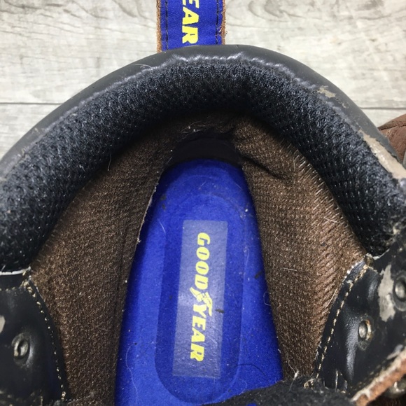 Goodyear GY6393 Lace Up Leather Steel Toe Waterproof Insulated Mens Boots Size 9 - Picture 10 of 11